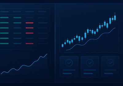 Dashboard comparison of algo trading platform features for NIFTY and SENSEX option selling, showing backtesting and strategy execution panels