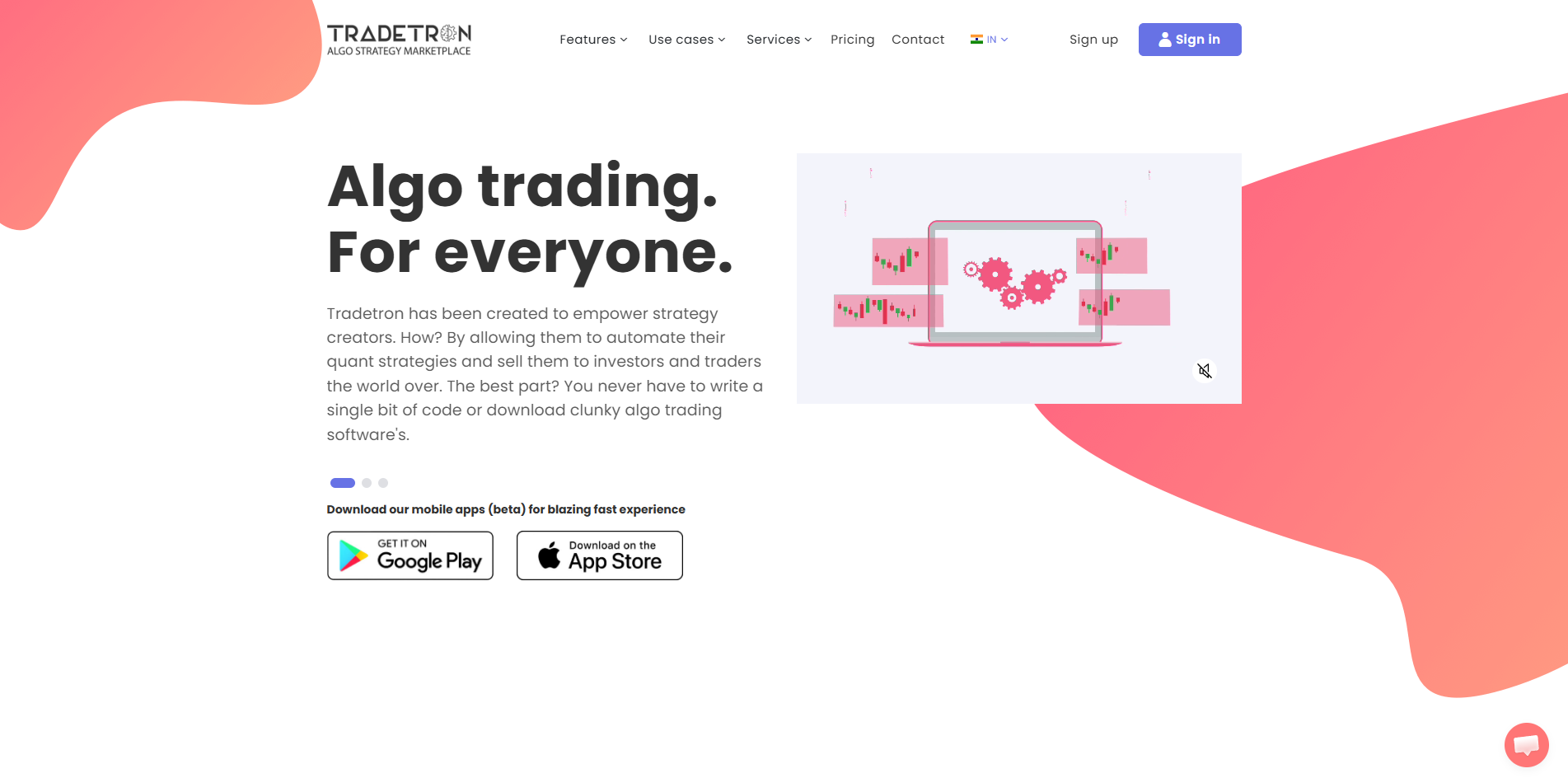 tradetron algo trading software, one of the best algotest alternatives in India in 2026